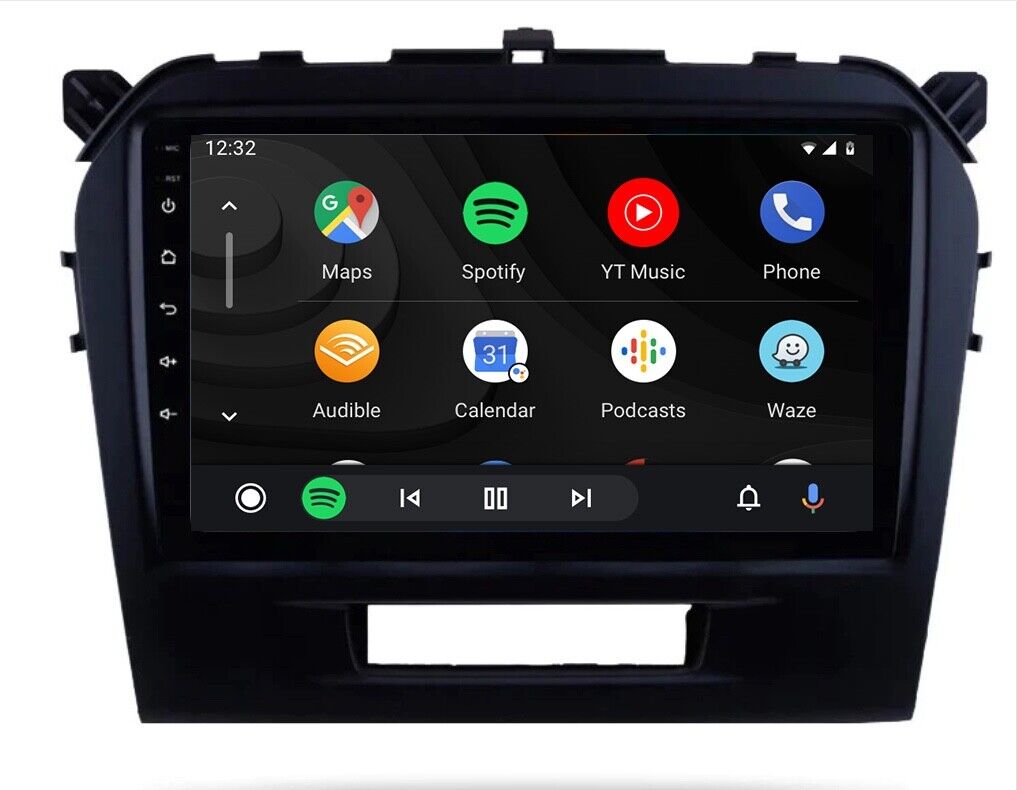 Suzuki Vitara 15-19 Wireless Apple Carplay Android Auto GPS SatNav Radio Stereo, Radio stereo GPS Camera for Fit Suzuki Vitara 15-19 head unit upgrade for Fit Suzuki Vitara 15-19, Fit Suzuki Vitara 15-19 head unit replacement for Fit Suzuki Vitara 15-19 head unit upgrade, for Fit Suzuki Vitara 15-19 stereo upgrade suit both manual and digital air condition control, provides installation. Upgrade to the Lastest Wireless Apple CarPlay Android Auto. 