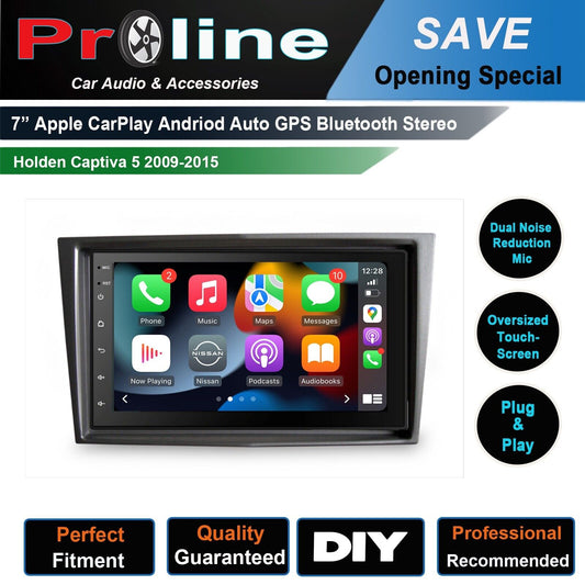 Holden Captiva 5 09-15 GPS Bluetooth USB Apple CarPlay Android Auto Navigation, Holden Captiva 5 09-15 head unit replacement for Holden Captiva 5 09-15, Holden Captiva 5 09-15 head unit upgrade, for Holden Captiva 5 09-15 stereo upgrade suit both manual and digital air condition control, provides installation. Upgrade to the lastest Wireless Apple CarPlay Android Auto