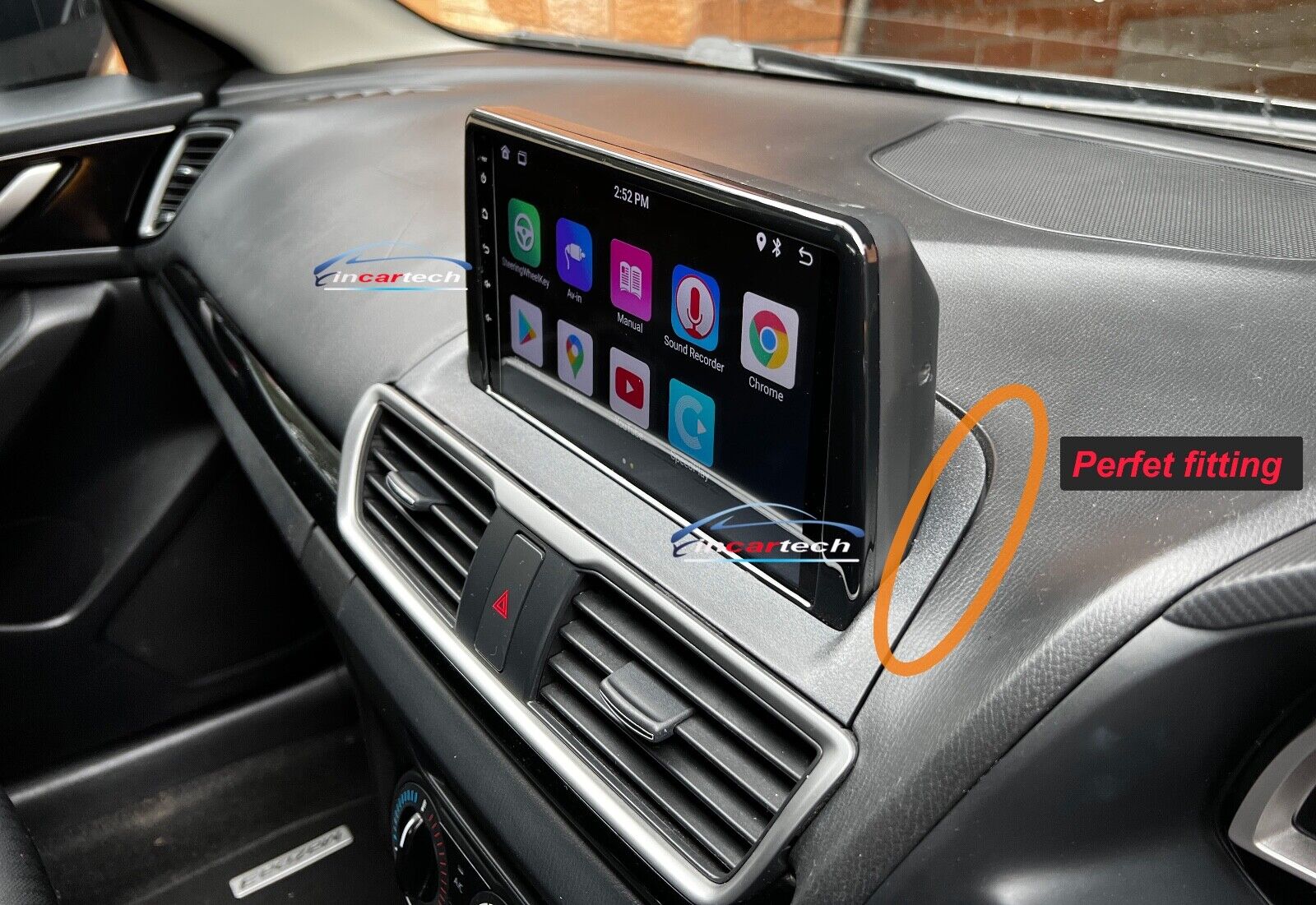 Fit Mazda 3 2013+ GPS Touchscreen GPS Navigation Bluetooth USB Accessories, Mazda 3 2013+ head unit upgrade, Mazda 3 2013+ head unit replacement, Mazda 3 2013+ head unit upgrade, Mazda 3 2013+ stereo upgrade suit both manual and digital air condition control, provides installation. Upgrade to the Lastest Wireless Apple Carplay Android Auto