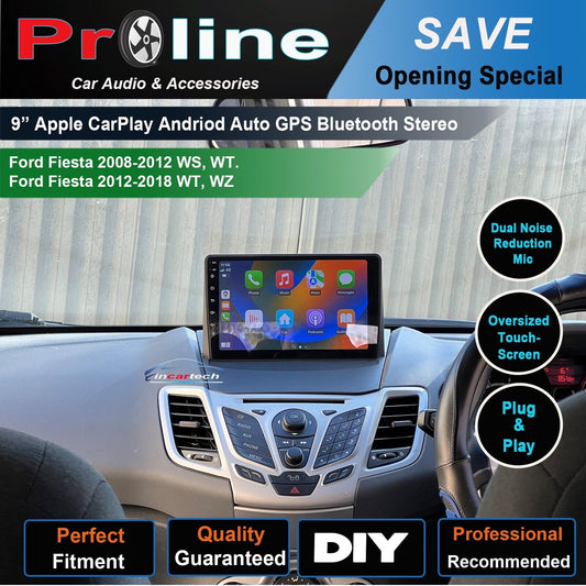 Wireless Apple CarPlay Android auto Ford Fiesta 08-12 Stereo GPS Radio Camera, Ford Fiesta 08-12 head unit replacement for Ford Fiesta 08-12, Ford Fiesta 08-12 head unit upgrade, for Ford Fiesta 08-12  stereo upgrade suit both manual and digital air condition control, provides installation. Upgrade to the lastest Wireless Apple CarPlay Android Auto