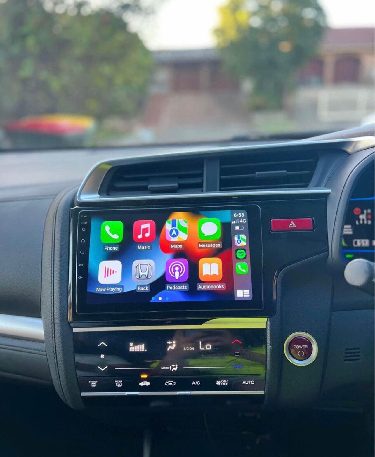 10 inch Honda Fit 14-20 wireless apple Carplay Android Auto GPS Radio Stereo, for Honda Fit 14-20, head unit upgrade for Honda Fit 14-20, Honda Fit 14-20 head unit replacement for Honda Fit 14-20, Honda Fit 14-20 head unit upgrade, for Honda Fit 14-20 stereo upgrade suit both manual and digital air condition control, provides installation. Upgrade to the lastest Wireless Apple CarPlay Android Auto