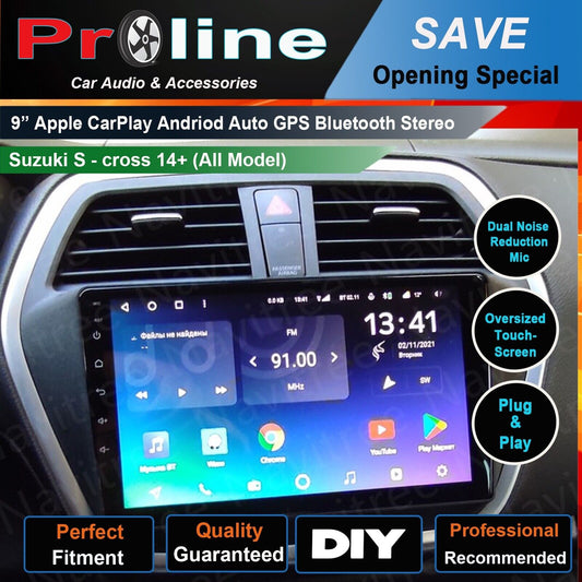 Suzuki S-Cross 14-21 Wireless Apple Carplay Android Auto GPS SatNav Radio Stereo, Radio stereo GPS Camera for Fit Suzuki S-Cross 14-21 head unit upgrade for Fit Suzuki S-Cross 14-21, Fit Suzuki S-Cross 14-21 head unit replacement for Fit Suzuki S-Cross 14-21 head unit upgrade, for Fit Suzuki S-Cross 14-21 stereo upgrade suit both manual and digital air condition control, provides installation. Upgrade to the Lastest Wireless Apple CarPlay Android Auto. 
