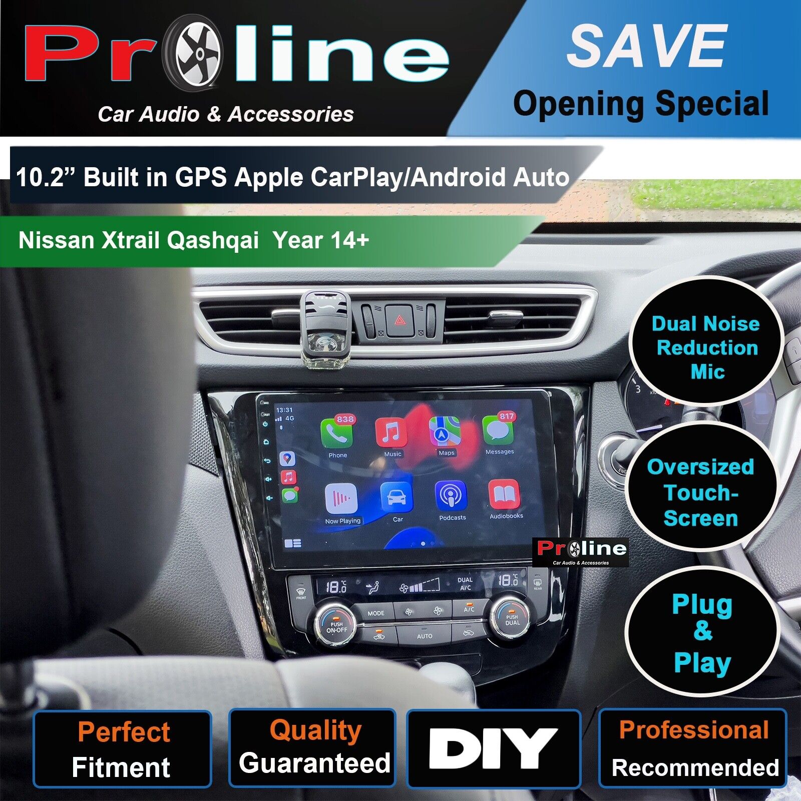 Nissan Xtrail 20+ GPS Wireless Apple CarPlay Android Auto stereo DSP satnav, HoNissan Xtrail 20+ head unit replacement for Nissan Xtrail 20+, Nissan Xtrail 20+ head unit upgrade, for Nissan Xtrail 20+ stereo upgrade suit both manual and digital air condition control, provides installation. Upgrade to the lastest Wireless Apple CarPlay Android Auto