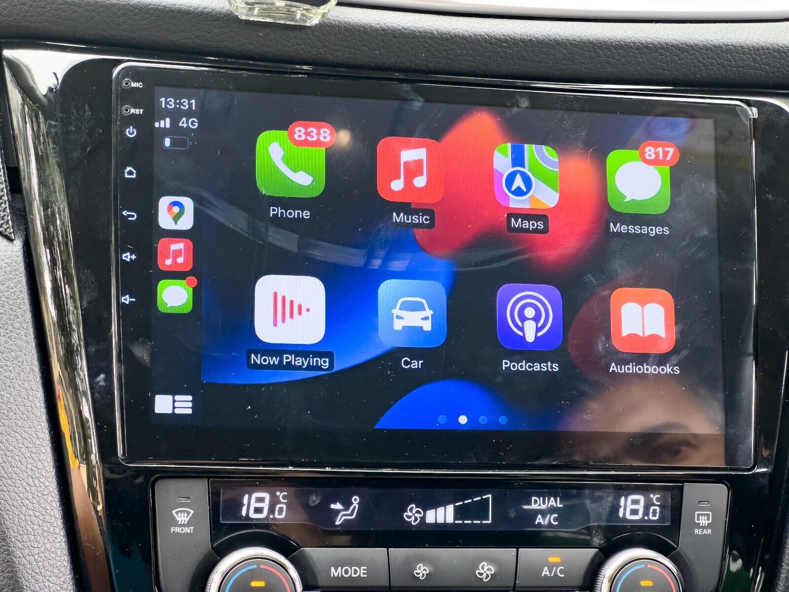 Nissan Xtrail 20+ GPS Wireless Apple CarPlay Android Auto stereo DSP satnav, HoNissan Xtrail 20+ head unit replacement for Nissan Xtrail 20+, Nissan Xtrail 20+ head unit upgrade, for Nissan Xtrail 20+ stereo upgrade suit both manual and digital air condition control, provides installation. Upgrade to the lastest Wireless Apple CarPlay Android Auto