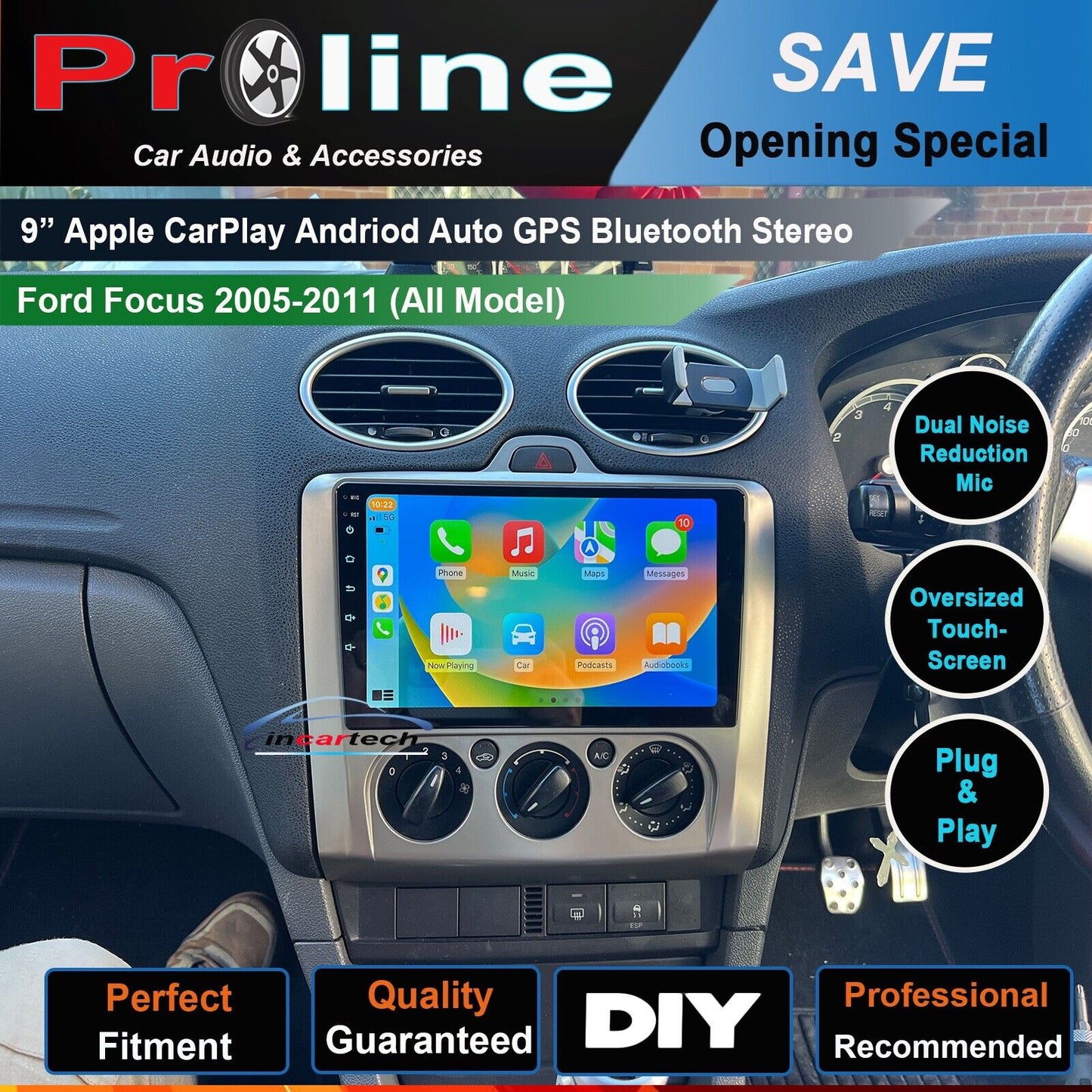 Wireless Apple CarPlay Android Auto Ford Focus 2005-2011 Radio stereo GPS Camera for Ford Focus 2005-2011, head unit upgrade for Ford Focus 2005-2011, Ford Focus 2005-2011 head unit replacement for Ford Focus 2005-2011, Ford Focus 2005-2011 head unit upgrade, for Ford Focus 2005-2011 stereo upgrade suit both manual and digital air condition control, provides installation. Upgrade to the Lastest Wireless Apple CarPlay Android Auto. Compatible Model: 2005-2008 LS, LT   2008-2011 LV, LVII