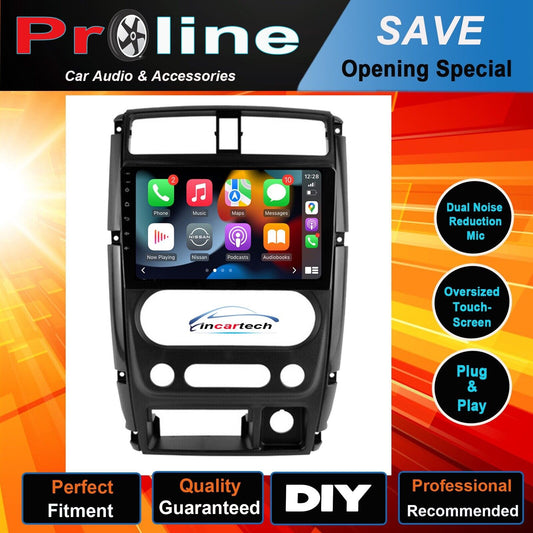 Suzuki Jimmy 05-16 Wireless Apple Carplay Android Auto GPS SatNav Radio Stereo, Radio stereo GPS Camera for Fit Suzuki Jimmy 05-16 head unit upgrade for Fit Suzuki Jimmy 05-16, Fit Suzuki Swift 05-11 head unit replacement for Fit Suzuki Jimmy 05-16 head unit upgrade, for Fit Suzuki Jimmy 05-16 stereo upgrade suit both manual and digital air condition control, provides installation. Upgrade to the Lastest Wireless Apple CarPlay Android Auto. 