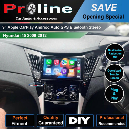 Hyundai i45 09-12 GPS BT wireless Apple CarPlay Android Auto USB Stereo 9 inch, Radio stereo GPS Camera for Hyundai i45 09-12  head unit upgrade for Fit Hyundai i45 09-12 head unit replacement for Fit Hyundai i45 09-12 head unit upgrade, for Fit Hyundai i45 09-12  stereo upgrade suit both manual and digital air condition control, provides installation. Upgrade to the Lastest Wireless Apple CarPlay Android Auto. 