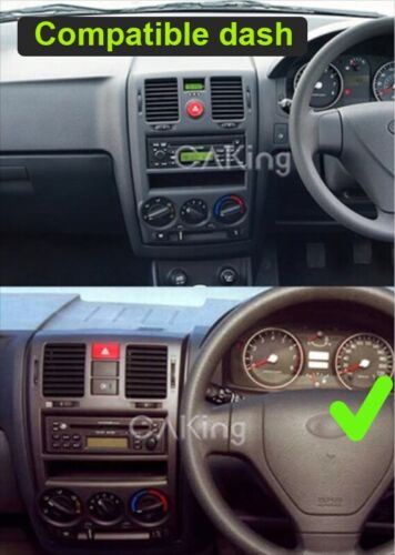 Hyundai Getz 02-11 GPS Bluetooth Apple CarPlay Android Auto USB Stereo Screen, Radio stereo GPS Camera for Hyundai Getz 02-11 head unit upgrade for Fit Hyundai Getz 02-11 head unit replacement for Fit Hyundai Getz 02-11 head unit upgrade, for Fit Hyundai Getz 02-11 stereo upgrade suit both manual and digital air condition control, provides installation. Upgrade to the Lastest Wireless Apple CarPlay Android Auto. 