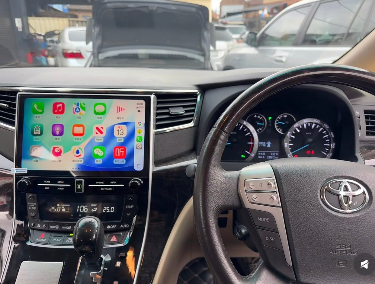 to suit Toyota Alphard/Vellfire 08-14 Wireless Apple CarPlay Android Auto Stereo radio 11"