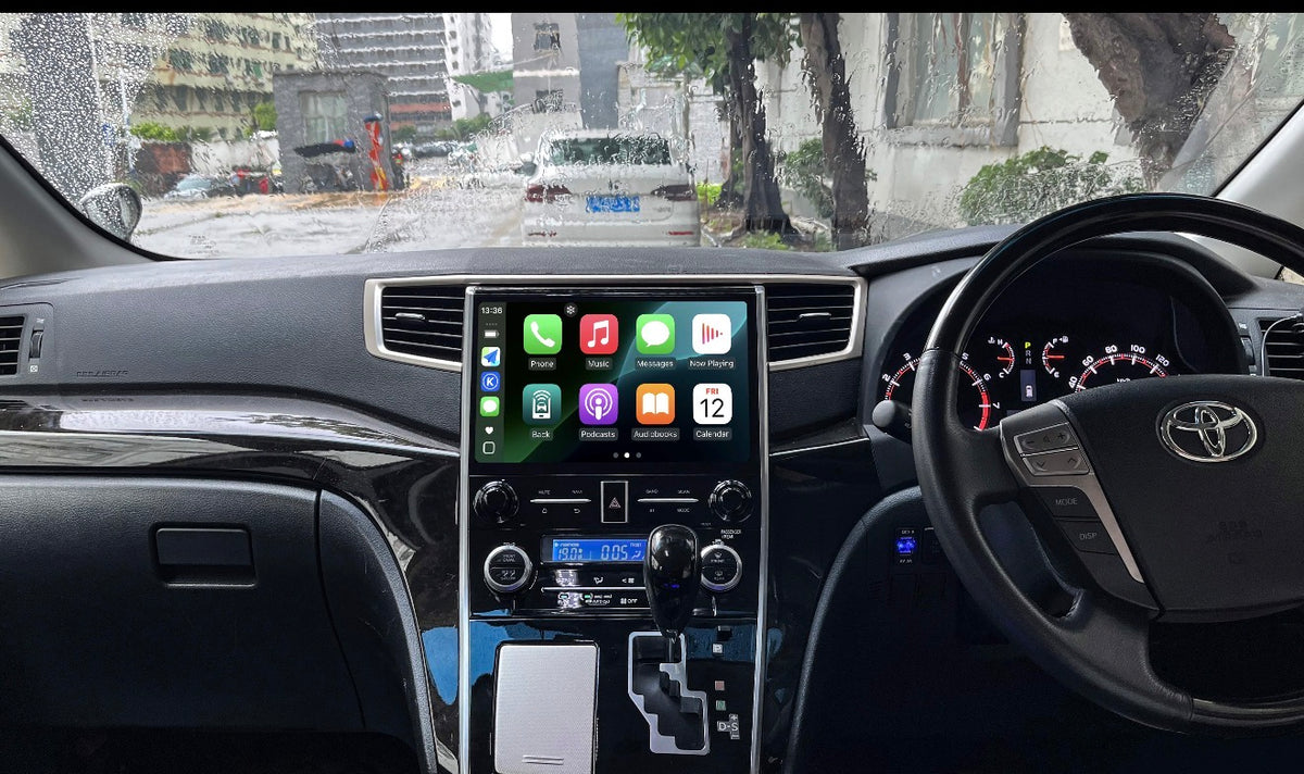 to suit Toyota Alphard/Vellfire 08-14 Wireless Apple CarPlay Android Auto Stereo radio 11"