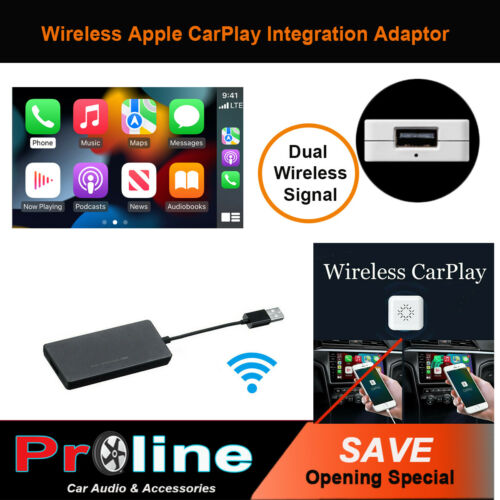 A606W Wireless USB Dongle Adapter for Apple iOS CarPlay Android Headunit