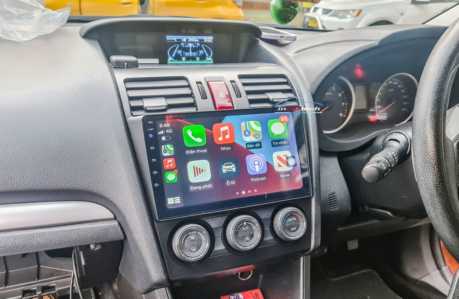 Wireless Apple Carplay for Subaru WRX 12 17 GPS Sat Nav Radio