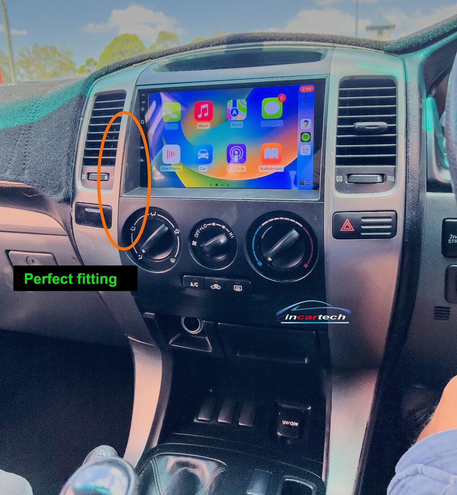 Fit Toyota Prado 120 Series GPS Bluetooth USB Apple CarPlay Android Auto Stereo, for Toyota Prado 120 Series head unit upgrade for Toyota Prado 120 Series  head unit replacement for Toyota Prado 120 Series unit upgrade, for Toyota Prado 120 Series stereo upgrade suit both manual and digital air condition control, provides installation. Upgrade to the Lastest Wireless Apple CarPlay Android Auto