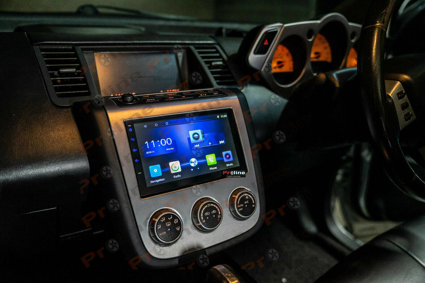 Nissan Muduro GPS Bluetooth Handfree Music Stream USB Radio support Bose stereo, Nissan Muduro head unit upgrade, Nissan Muduro head unit replacement Nissan Muduro unit upgrade, Nissan Muduro stereo upgrade suit both manual and digital air condition control, provides installation. Upgrade to the Lastest Wireless Apple Carplay Android Auto