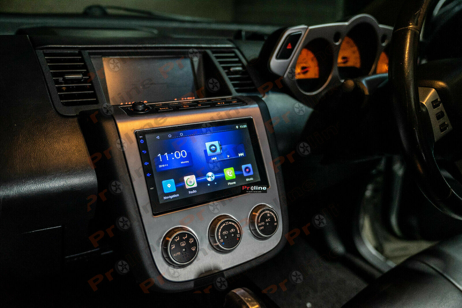 Nissan Muduro GPS Bluetooth Handfree Music Stream USB Radio support Bose stereo, Nissan Muduro head unit upgrade, Nissan Muduro head unit replacement Nissan Muduro unit upgrade, Nissan Muduro stereo upgrade suit both manual and digital air condition control, provides installation. Upgrade to the Lastest Wireless Apple Carplay Android Auto
