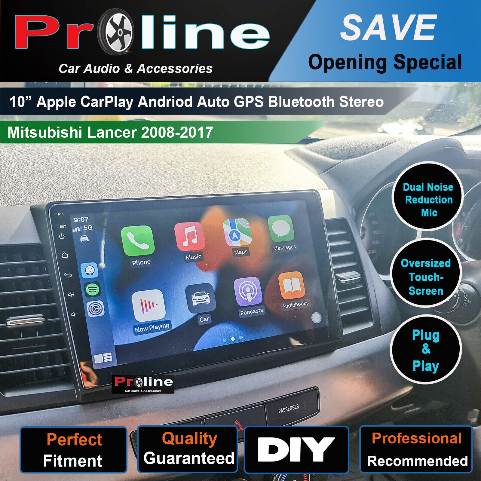 Mitsubishi Lancer 08-17 GPS Bluetooth Stereo Accessories Apple Carplay Headunit, Mitsubishi Lancer 08-17 head unit upgrade for Mitsubishi Lancer 08-17 head unit replacement for Nissan Xtrail 14+ upgrade, for Mitsubishi Lancer 08-17 stereo upgrade suit both manual and digital air condition control, provides installation. Upgrade to the Lastest Wireless Apple Carplay Android Auto