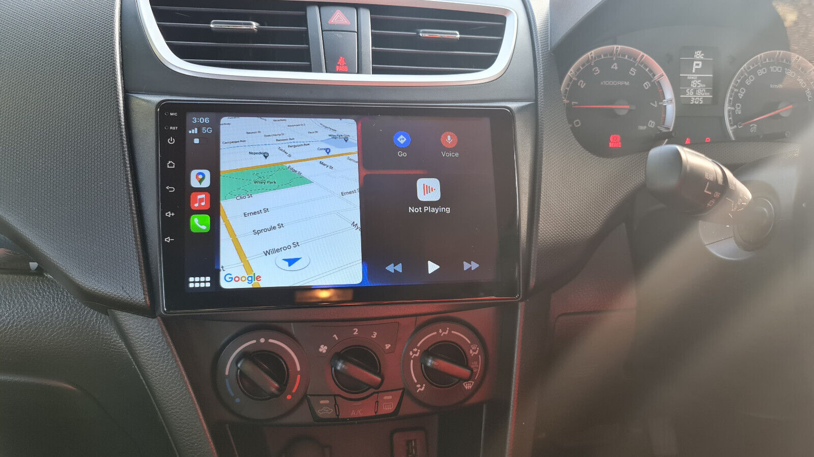 Suzuki Swift 11-16 Apple Carplay Android Auto GPS SatNav Radio Bluetooth Camera, Suzuki Swift 11-16 head unit upgrade for Suzuki Swift 11-16 head unit replacement for Suzuki Swift 11-16 upgrade, Suzuki Swift 11-16 stereo upgrade suit both manual and digital air condition control, provides installation. Upgrade to the Latest Wireless Apple Carplay Android Auto