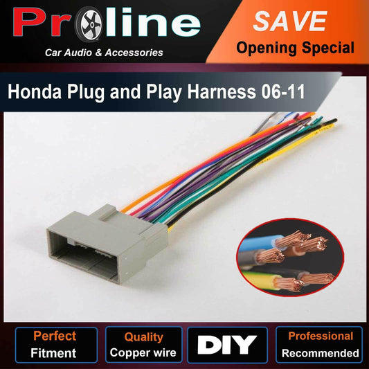 This Wiring Harness will compatible to following vehicles: Honda Civic 2006-2011 Hatchback Honda Civic 2006-2011 Sedan Honda CRV 2007-2011 RE Honda Odyssey 2009-2011 Auto