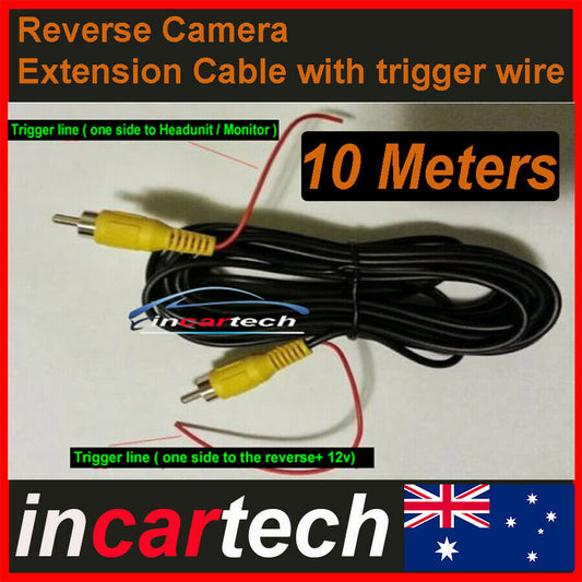 Proline S45CB HD Car Truck 10 meters extension cable for Reverse camera W trigger