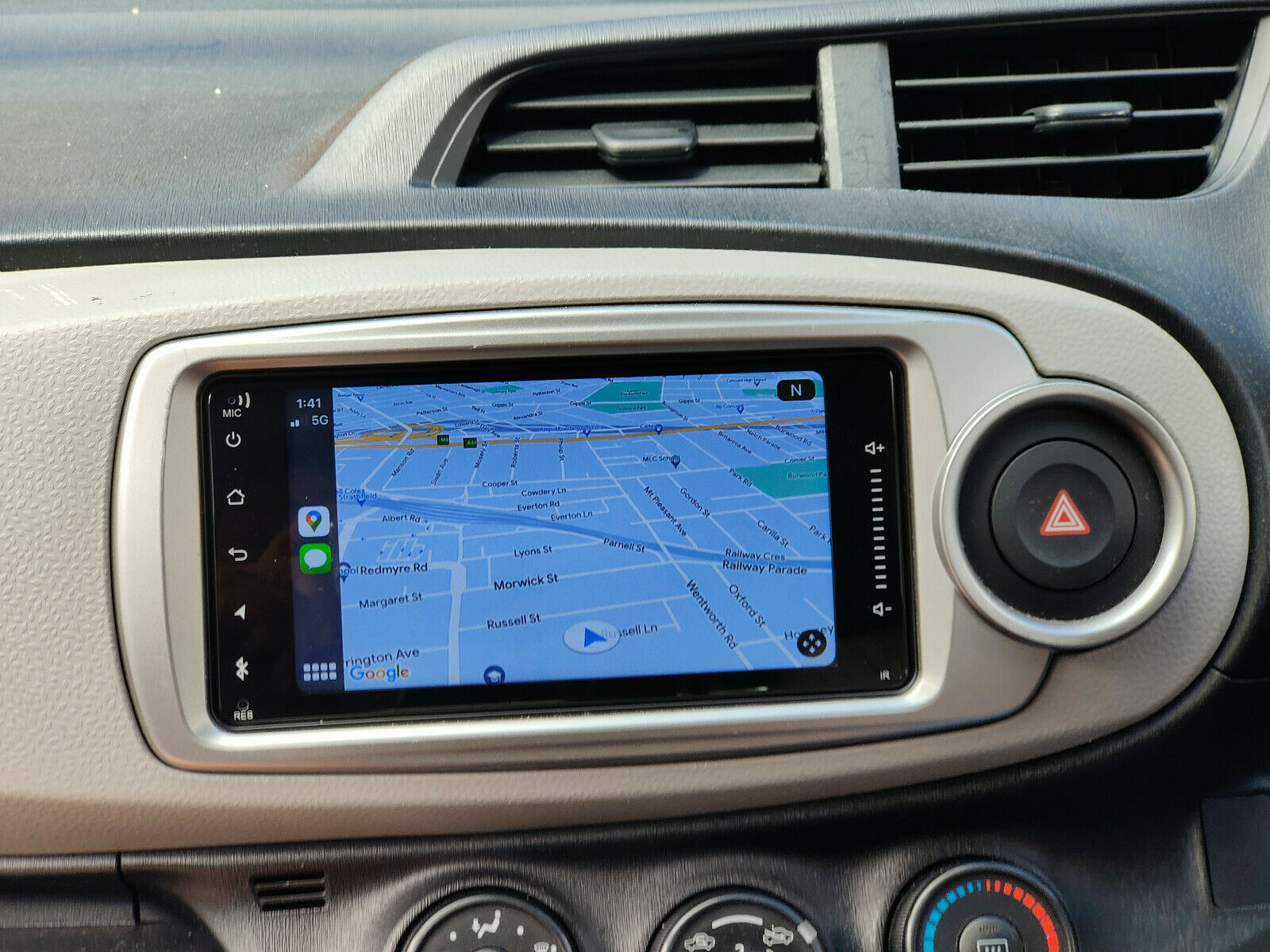 Fit Toyota Yaris 14-19 Apple CarPlay Andriod Auto GPS Bluetooth Stereo Radio USB, Toyota Yaris 14-19 head unit upgrade for Toyota Yaris 14-19 head unit replacement for Toyota Yaris 14-19 upgrade, Toyota Yaris 014-19 stereo upgrade suit both manual and digital air condition control, provides installation. Upgrade to the Latest Wireless Apple Carplay Android Auto