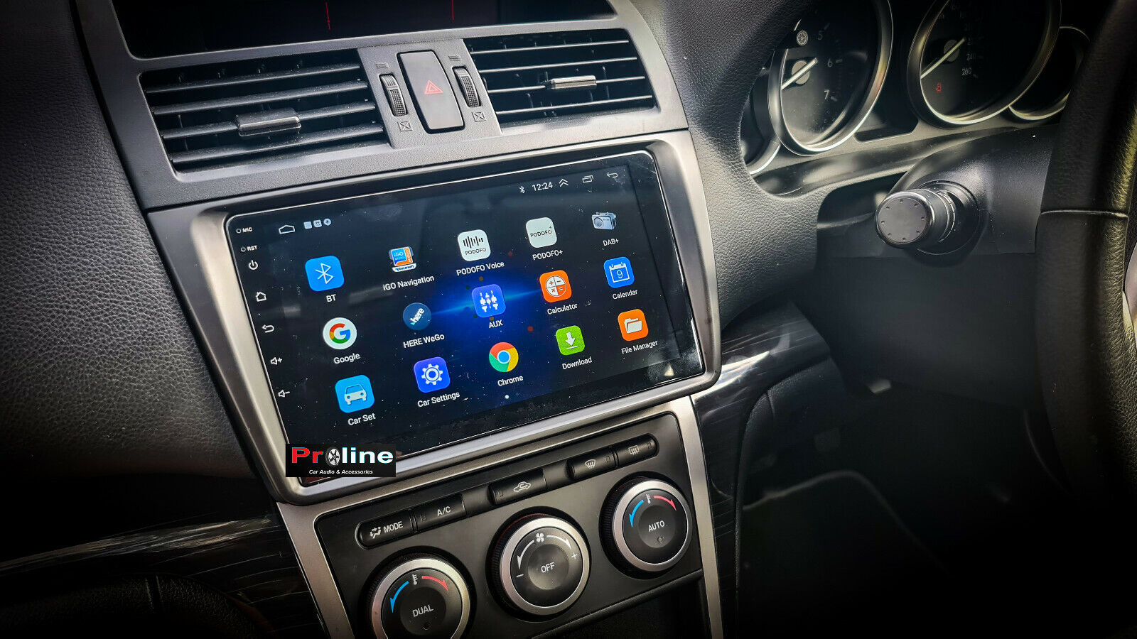 Fit Mazda 6 08-12 GPS Bluetooth music Apple CarPlay Android Auto USB accessories, Mazda 6 08-12 head unit upgrade, Mazda 6 08-12 head unit replacement, Mazda 6 08-12 head unit upgrade, Mazda 6 08-12 stereo upgrade suit both manual and digital air condition control, provides installation. Upgrade to the Lastest Wireless Apple Carplay Android Auto