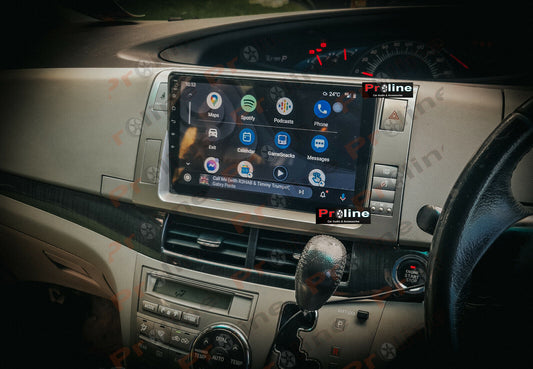 Fit Toyota Tarago Estima GPS Bluetooth Stereo Accessories Apple carplay Headunit, Toyota Tarago Estima head unit upgrade for Toyota Tarago Estima head unit replacement for Toyota Tarago Estima upgrade, Toyota Tarago Estima stereo upgrade suit both manual and digital air condition control, provides installation. Upgrade to the Latest Wireless Apple Carplay Android Auto