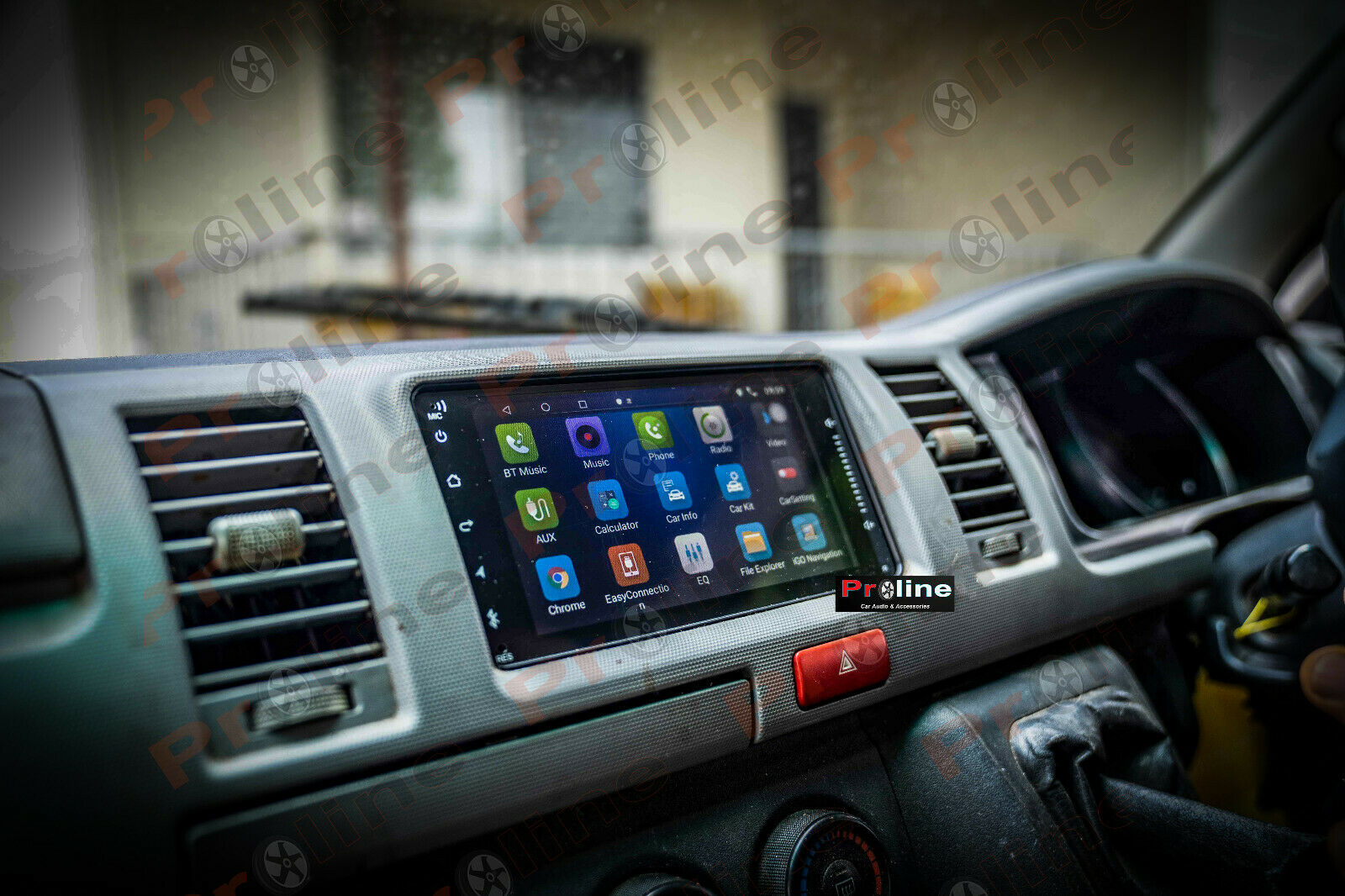 Fit Toyota Hiace 05-19 GPS Bluetooth USB Apple Carplay Stereo Accessories Aus, for Toyota Hiace 05-19 head unit upgrade for Toyota Hiace 05-19 head unit replacement for Toyota Hiace 05-19 unit upgrade, for Toyota Hiace 05-19 stereo upgrade suit both manual and digital air condition control, provides installation. Upgrade to the Lastest Wireless Apple Carplay Android Auto