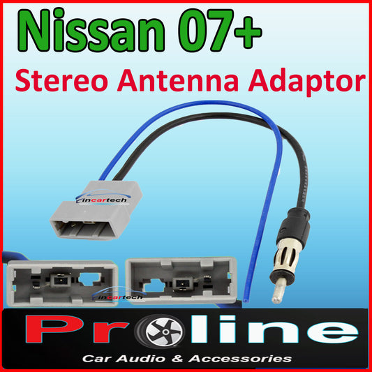 Antenna adaptor adapter male DIN converter plug Aerial lead cable for Nissan