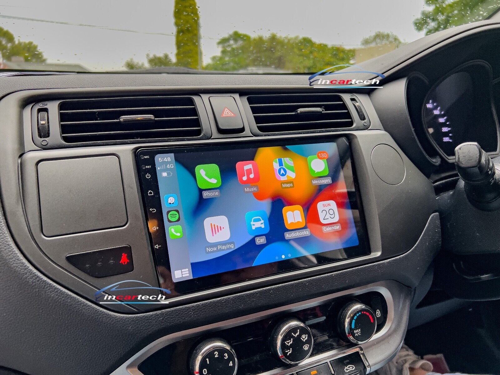 Kia Rio 12-14 Wireless Apple CarPlay Android auto GPS Bluetooth Stereo Radio, for Kia Rio 12-14 , head unit upgrade for Kia Rio 12-14 head unit replacement for Kia Rio 12-14 unit upgrade, for Kia Rio 12-14 stereo upgrade suit both manual and digital air condition control, provides installation. Upgrade to the Lastest Wireless Apple CarPlay Android Auto