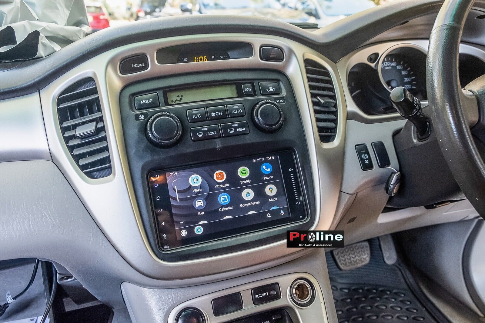 Fit Toyota Kluger 08-15 GPS Bluetooth Apple CarPlay Android Auto Stereo radio 7", Toyota Kluger 08-15 head unit upgrade for Toyota Kluger 08-15 head unit replacement for Toyota Kluger 08-15 upgrade, for Toyota Kluger 08-15 stereo upgrade suit both manual and digital air condition control, provides installation. Upgrade to the Lastest Wireless Apple Carplay Android Auto