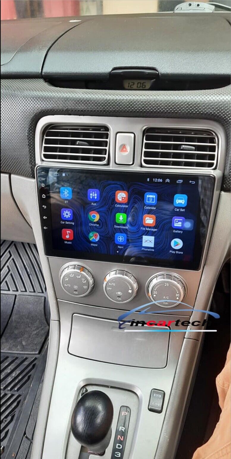 9" apple CarPlay Android 11 Car Subaru Forester SG 2003-2008 Stereo Radio Fascia, for 9" Subaru Forester SG 2003-2008 head unit upgrade for 9" Subaru Forester SG 2003-2008 head unit replacement for 9" Subaru Forester SG 2003-2008  unit upgrade, for 9" Subaru Forester SG 2003-2008 stereo upgrade suit both manual and digital air condition control, provides installation. Upgrade to the Lastest Wireless Apple CarPlay Android Auto