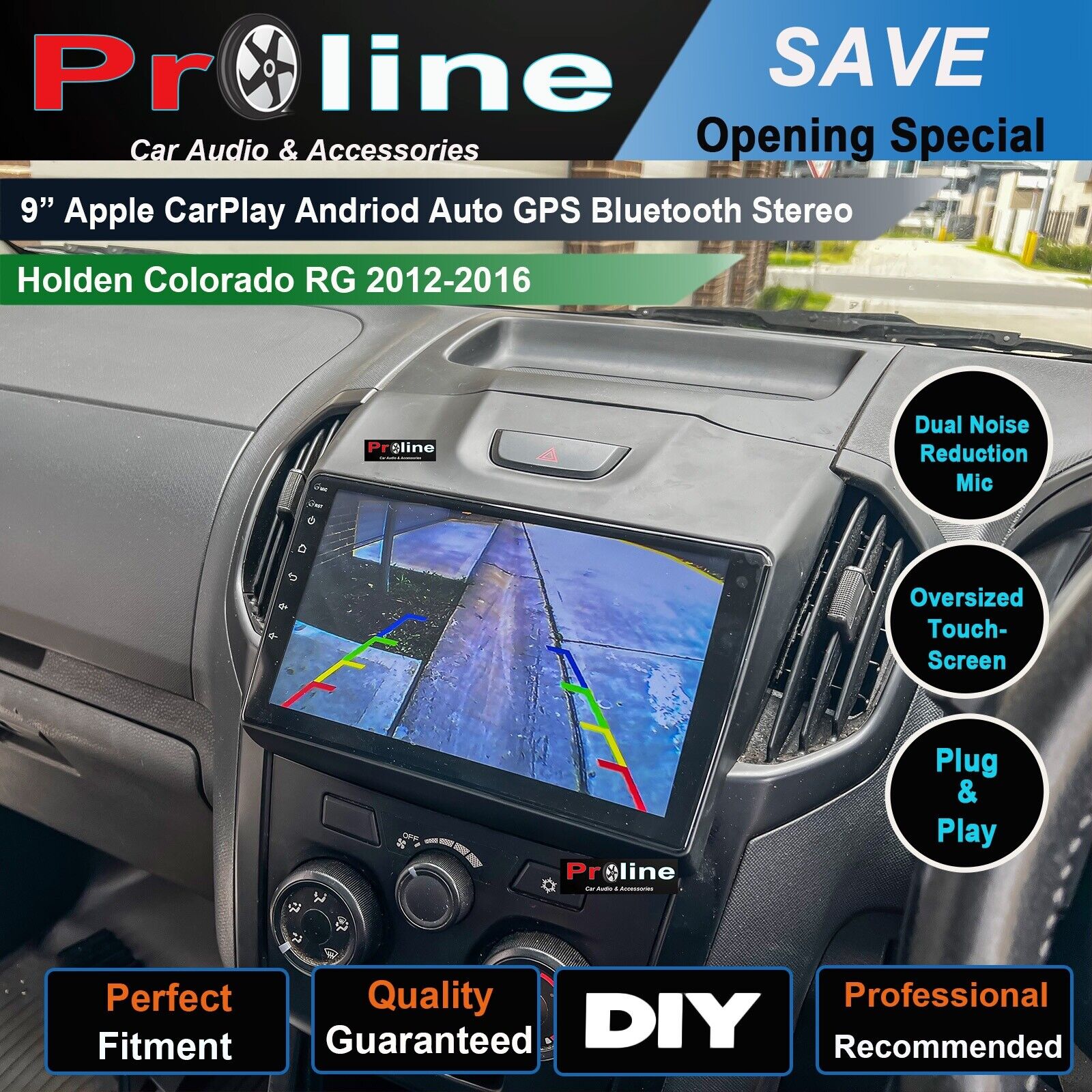 9" Holden Colorado RG 12-16 Apple Carplay Android Auto GPS Reverse camera BT, for 9" Holden Colorado RG 12-16 head unit upgrade for 9" Holden Colorado RG 12-16 head unit replacement for 9" Holden Colorado RG 12-16 unit upgrade, for 9" Holden Colorado RG 12-16 stereo upgrade suit both manual and digital air condition control, provides installation. Upgrade to the Lastest Wireless Apple CarPlay Android Auto
