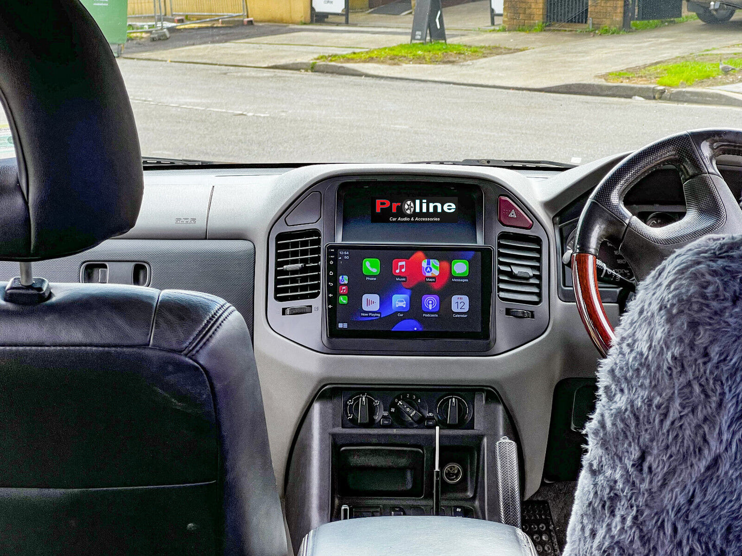 10" Screen Mitsubishi Pajero 01-06 GPS Bluetooth Stereo Android 4wd accessories, Mitsubishi Pajero 01-06 head unit upgrade for Mitsubishi Pajero 01-06 head unit replacement for Mitsubishi Pajero 01-06 upgrade, Mitsubishi Pajero 01-06 stereo upgrade suit both manual and digital air condition control, provides installation. Upgrade to the Latest Wireless Apple Carplay Android Auto
