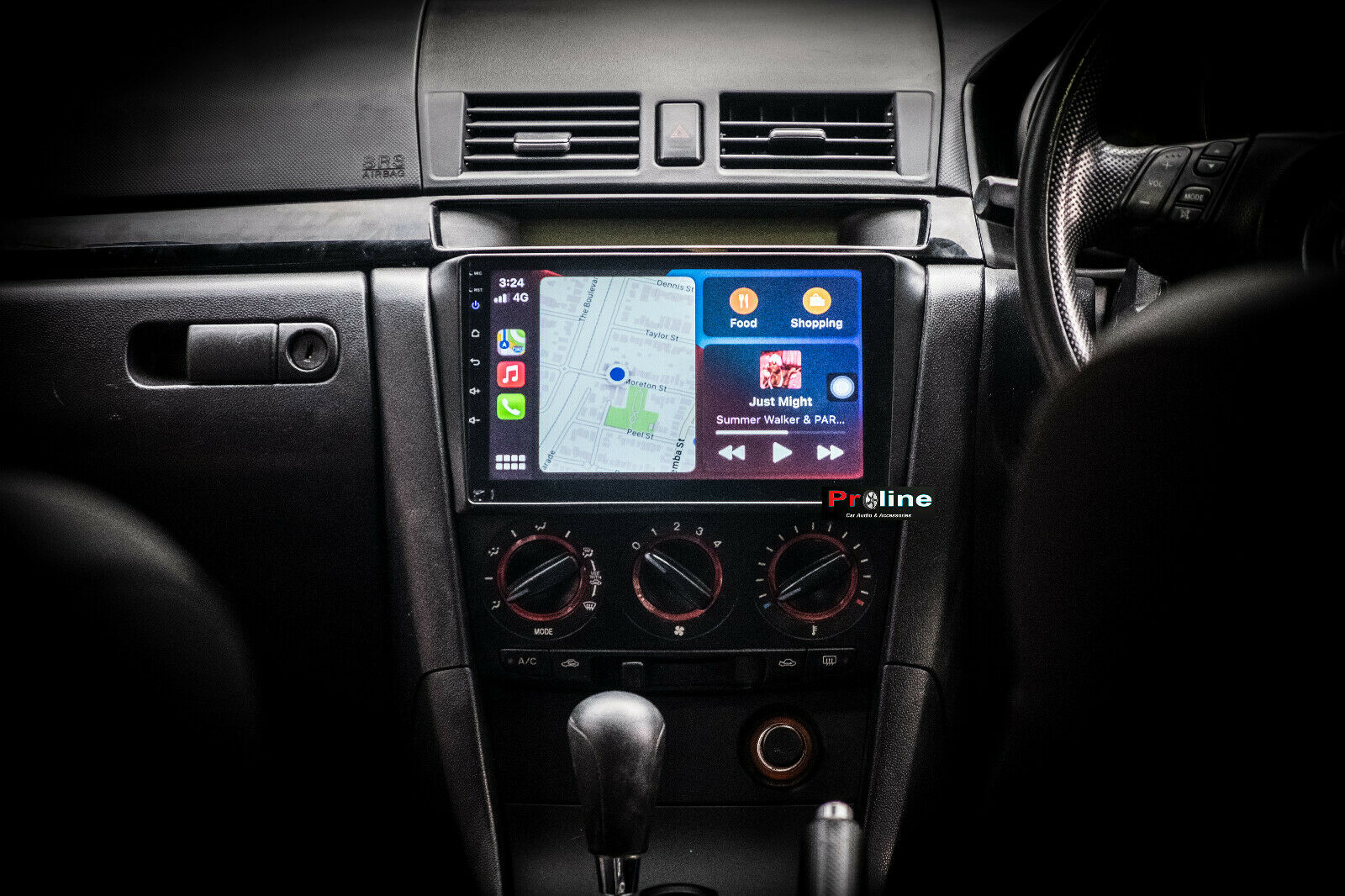 Fit Mazda 3 03-08 GPS Bluetooth Apple CarPlay Android Auto USB Support SP23 Bose, Mazda 3 03-08 head unit upgrade, Mazda 3 03-08 head unit replacement, Mazda 3 03-08 head unit upgrade, Mazda 3 03-08  stereo upgrade suit both manual and digital air condition control, provides installation. Upgrade to the Lastest Wireless Apple Carplay Android Auto