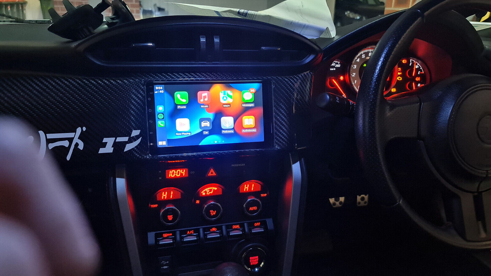 fit Toyota 86 Headunit GPS Bluetooth Apple Carplay Android Auto accessories, Toyota 86 head unit upgrade for Toyota 86 head unit replacement for Toyota 86 upgrade, Toyota 86 stereo upgrade suit both manual and digital air condition control, provides installation. Upgrade to the Latest Wireless Apple Carplay Android Auto