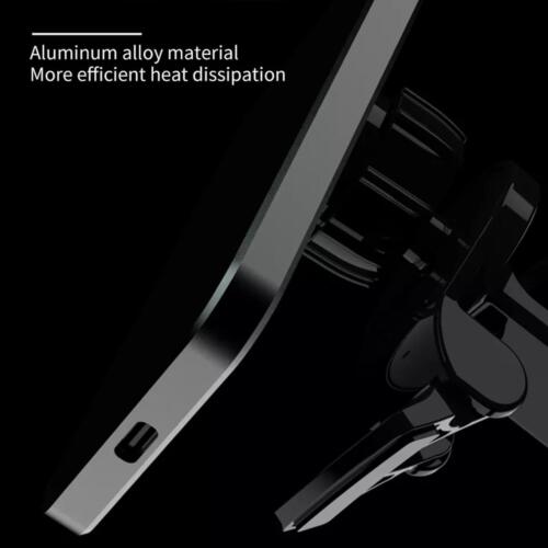 Transparent wireless magsafe charger for car, Laser Chargecore Magnetic Wireless Charger with Car Vent Mount Bundle – White, ChargeCore Magnetic Vent Mount Charging Set, Air Vent Mount Magnetic Wireless Car Charger,15W Fast Charging Car Mounts Compatible with MagSafe, Car Charger Mount 15W MagSafe Fast Wireless Charging for Apple iPhone，Magnetic Wireless Chargers Car Air Vent Stand Phone Charging~ Mini Fast