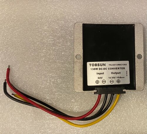 WaterProof 24V to 13.8V 10A 138W Step Down DC/DC Power Converter Regulator